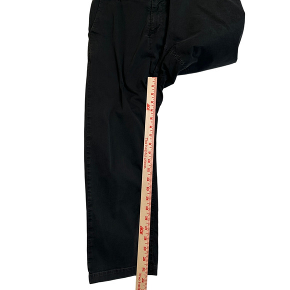 Nili Lotan Paris Pants $345 Cotton Drop Crotch Crop Washed Black 6 Slouchy - Picture 7 of 9